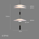 DecorBites™ Circular Pendant Light: Modern Minimalist Hanging Lamp for Living Room, Dining, Bar