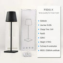 DecorBites™ Crystal LED Rechargeable Table Lamp - Elegant Cordless Hotel Restaurant Bar Light