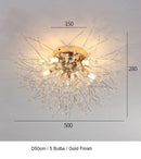 DecorBites™ Dandelion Chandelier LED Pendant Lamp for Dining Room Bedroom Shops
