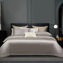 DecorBites™ 1000TC Egyptian Cotton Embroidery Bedding Set with Duvet Cover, Sheet, Pillowcase