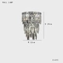 DecorBites™ Crystal Ceiling Chandelier - Elegant Two-story Room Decor