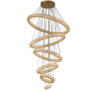 DecorBites™ Crystal Ring Chandelier - Color Changing LED Modern Luxury Hanging Lamp