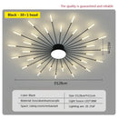 DecorBites™ Acrylic Sunflower Ceiling Lamp in Brushed Antique Gold