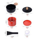 DecorBites™ 3-in-1 Raclette Fondue Set with DIY Pot and Table Grill