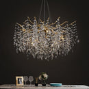 DecorBites™ Crystal Pendant Chandelier Luxury LED Lighting Branch Design for Living and Dining Rooms