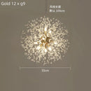DecorBites™ Dandelion Crystal Ceiling Lamp Chandelier for Bedroom Dining Room Kitchen Island
