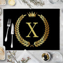 DecorBites™ Kitchen Table Mats Set of 4, 42*32cm, Cotton Linen Coasters for Dining Home Decor