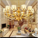 DecorBites™ Copper Villa Chandelier Retro Staircase Lighting Home Decor