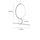 DecorBites™ Geometric LED Pendant Light - Modern Minimalist Hanging Lamp for Home Decor