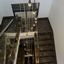 DecorBites™ Crystal Bubble Chandelier: Modern Luxury Lighting for Home, Dining, Bedroom & Stairwell