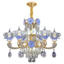 DecorBites™ Crystal Candle Chandelier: Elegant Lighting for Villa, Apartment & Staircase