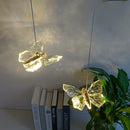 DecorBites™ Crystal Butterfly Pendant Lamps LED Lighting for Home Decor and Luxury Ambiance
