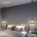 DecorBites™ Gold Mini Crystal Pendant Chandelier for Bedroom, Kitchen Island, Hallway - Small Black E27 Lamp
