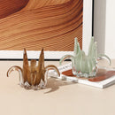 DecorBites™ Glass Petal Candle Holder for Home Decoration and Storage