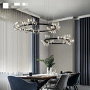 DecorBites™ Clear Glass Bubble Chandelier LED Hanglamp G9 Loft Deco Lighting