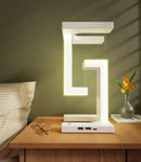 DecorBites™ Anti-gravity Night Light & Wireless Charger Desk Lamp, Dimmable LED Table Lamp