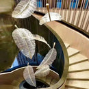 DecorBites™ Leaf-Shaped Dining Table Chandelier | Art Decor Room Lustres