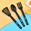 DecorBites™ Kitchen Utensils Set Spoons Silicone Spatula Portable Camping Cutlery Flatware