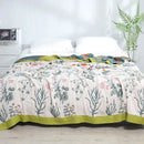 DecorBites™ 100% Cotton Nordic Throw Blanket - Soft Gauze Bedspread for Bedroom & Sofa