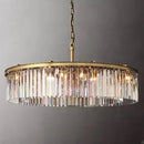 DecorBites™ Gold Black Metal LED Pendant Lights with Crystal Suspension and Chain Hangings