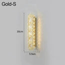 DecorBites™ Crystal LED Wall Lamp Silver Sconces | Modern Nordic Design for Bedroom and Dining Room