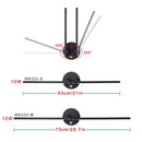 DecorBites™ Double Arm Adjustable LED Wall Light for Living Room and Bedroom