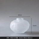 DecorBites™ Glass Pleats Vase for Hydroponics and Flower Arrangement