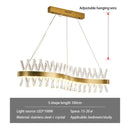 Modern gold decorbites crystal chandelier for luxury living room