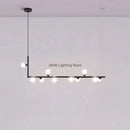 DecorBites™ Double Glass Shade Pendant Light: Nordic Minimalist Design, LED Lamp for Living Room, Restaurant