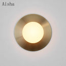 DecorBites™ Circular Wall Lamp: Nordic Designer Sconces for Stylish Home Decor