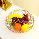 DecorBites™ Coral Shapes Metal Tray: Stylish Home Decor Organization Container