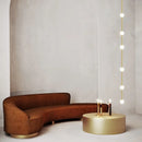 DecorBites™ Linear Glass Art Chandelier | Minimalist Black/Gold | 5/6/7/8 Heads Creative Design