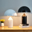 DecorBites™ Atollo Bedroom Table Lamp - Luxury Metal Mushroom Desk Light