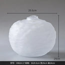 DecorBites™ Glass Pleats Vase for Hydroponics and Flower Arrangement