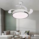 DecorBites™ Invisible Ceiling Fan with LED Light, Retractable Blades, Remote Control