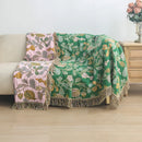 DecorBites™ Cotton Tassel Sofa Blanket - All-Season Multifunctional Leisure Blanket