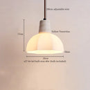 DecorBites™ Creative Stone LED Pendant Light Yellow Travertine Nordic Minimalism Hanging Lamp