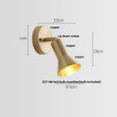 DecorBites™ Copper Wall Light with Pull Chain Switch, Modern Nordic Design