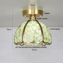 DecorBites™ Glass Crystal Ceiling Light Fixture Modern Nordic Design