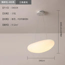 DecorBites™ LED Pebble Pendant Light: Stylish White Chandelier for Living Room, Bedroom, and Restaurant Décor.