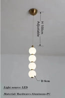 DecorBites™ Circle Ring LED Pendant Lights for Elegant Home Decor