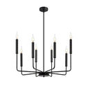 DecorBites™ Industrial Retro Chandelier Lighting for Kitchen Dining Room with 8 Heads