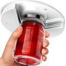 DecorBites™ Easy Twist Can Opener with Self-Adhesive Mount | Fast Jar & Bottle Lid Remover