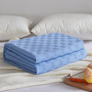 DecorBites™ Cotton Waffle Towel Quilt Single Blanket for Office & Picnics