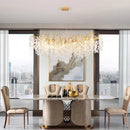 DecorBites™ Crystal Money Tree Chandelier - Modern LED Suspension Light for Luxury Living Areas
