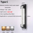 DecorBites™ Dimmable LED Stainless Steel Outdoor Wall Sconce for Villa Garage Garden Courtyard
