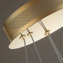 DecorBites™ Adara Luxury LED Chandelier: Modern Ring Light for Home Interior Decoration