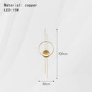 DecorBites™ LED Wall Lights: Elegant Minimalist Sconce with 3 Dimming Modes