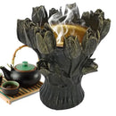 Unique Flower Insense Burner Holder Home Decorative Insense Holder Resin Crafts Desktop Decoration Flower Insense Holder