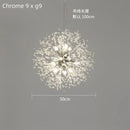 DecorBites™ Dandelion Crystal Ceiling Lamp Chandelier for Bedroom Dining Room Kitchen Island